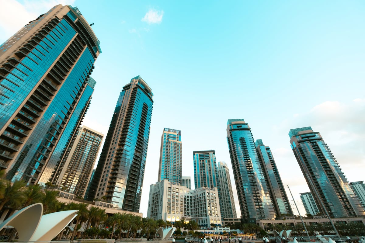 Dubai luxury skyline and modern architecture
