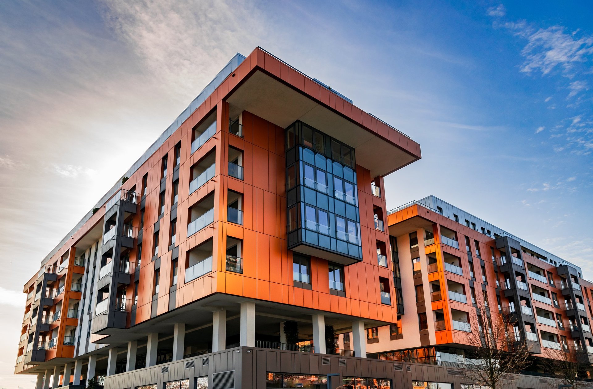 Atlantic Towers - Contemporary residential development with modern facade
